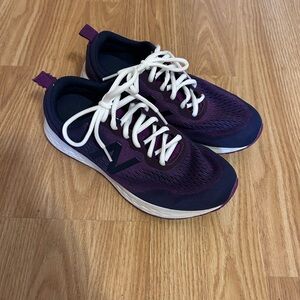 Women’s New Balance Sneakers size 8 Wide Fit, Purple and White Color